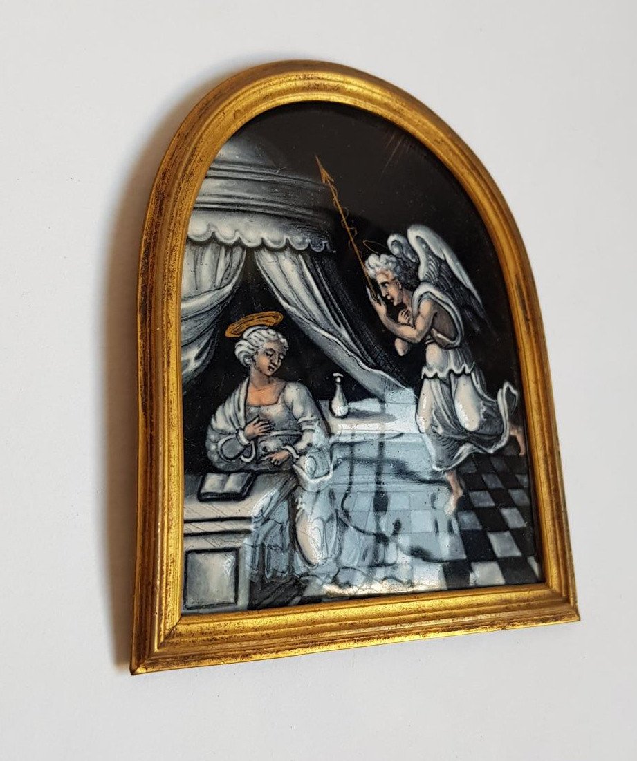 Grisaille Enamelled And Gilded Limoges Plaque Renaissance Style 19th Century Or Earlier? -photo-3