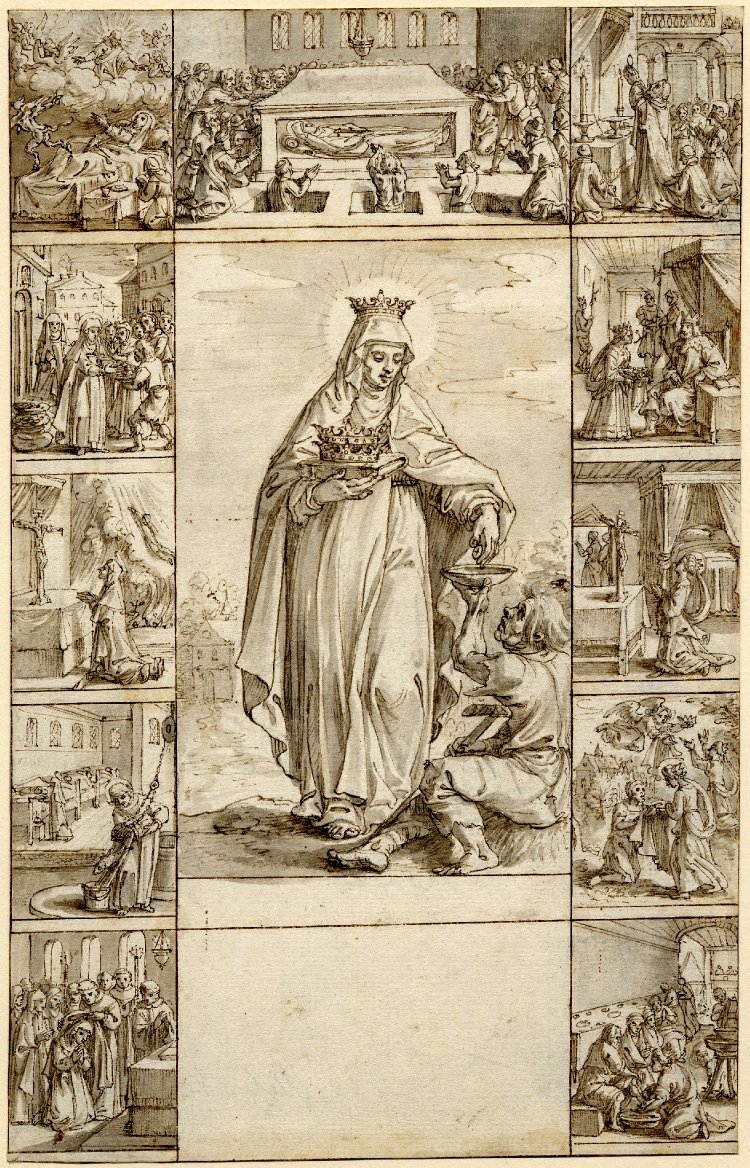 Four 17th Century Old Master Drawings By Pieter De Jode (antwerp 1570 - 1634) -photo-7