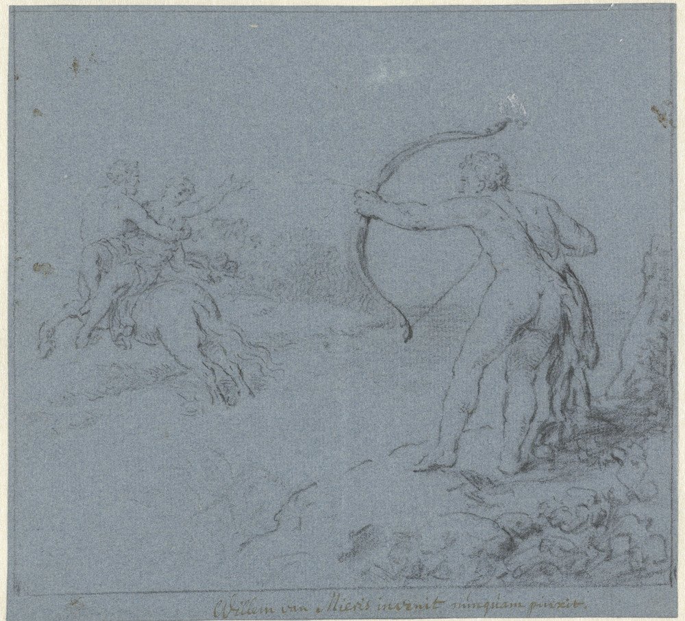 Dessin Hollandais XVIIIe Par Willem Van Mieris (leyde 1662–1747)  La Lamentation -photo-5