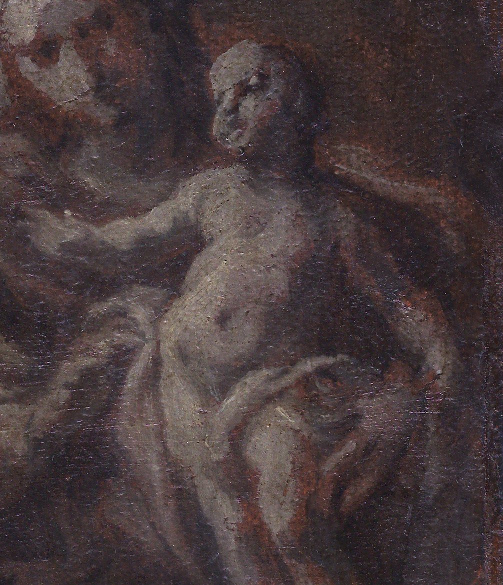 Francesco Narici (Gênes, 1719–1785 Naples)  La Vierge à L’enfant - esquisse à huile-photo-3