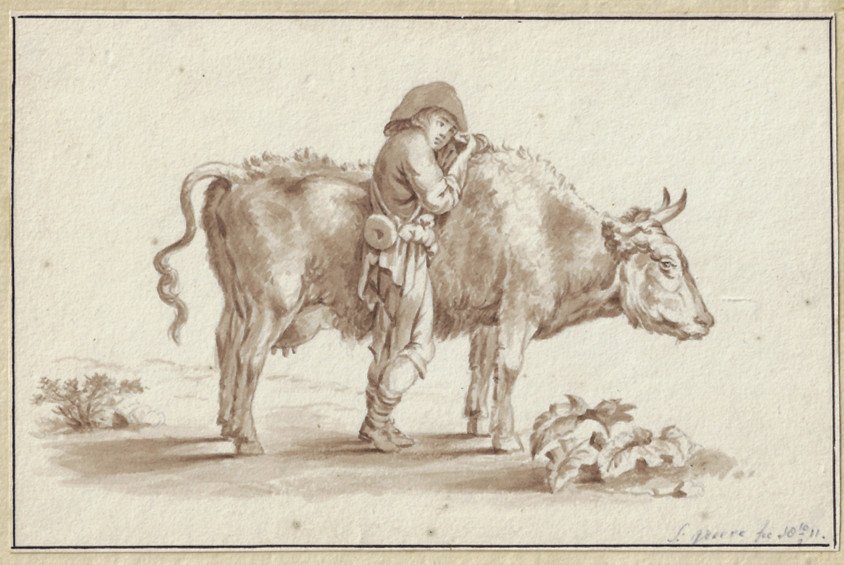 Old Master Drawing By Stephanus Greeve (amersfoort 1760 – After 1815)-photo-2