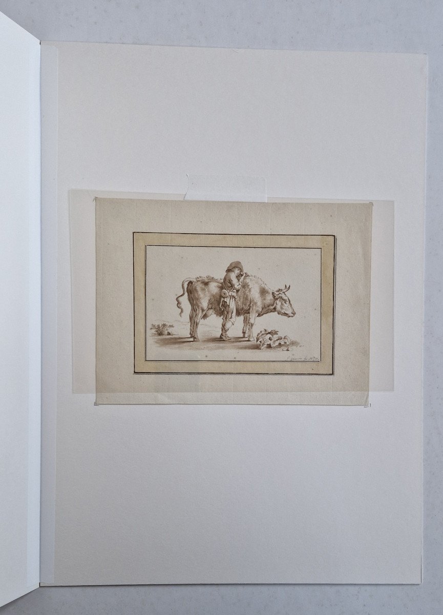 Old Master Drawing By Stephanus Greeve (amersfoort 1760 – After 1815)-photo-2