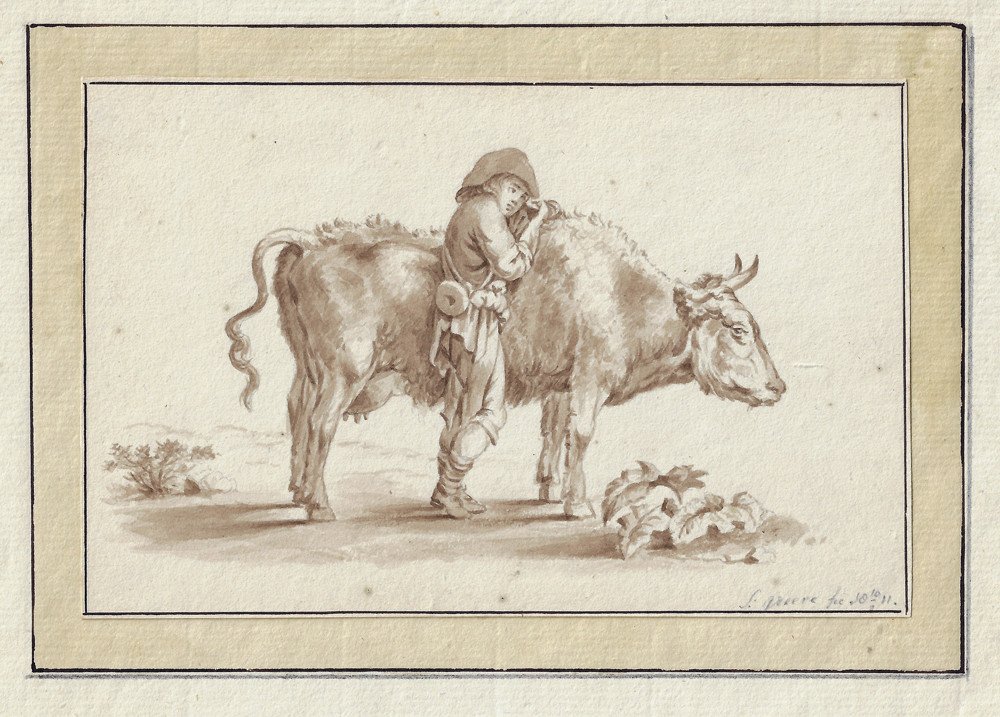 Old Master Drawing By Stephanus Greeve (amersfoort 1760 – After 1815)