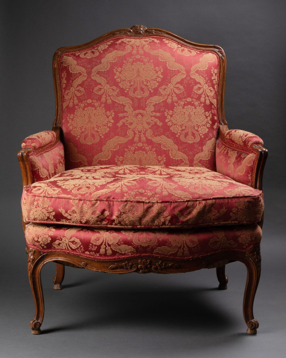 Paire De Fauteuils à Coussin Style Louis XV estampillé Mailfert-photo-2