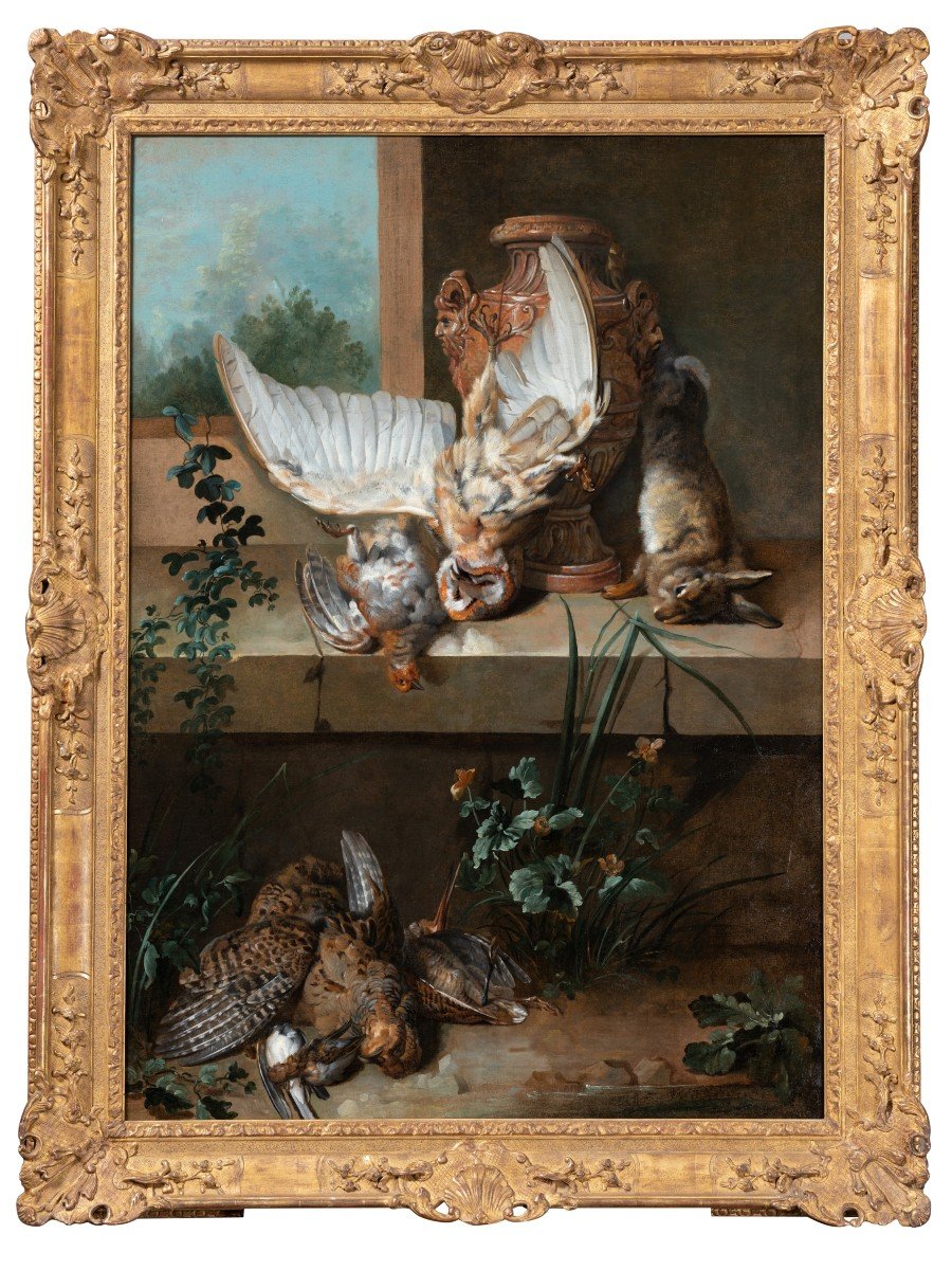 Nature Morte De Gibier attribué à Jean Baptiste Oudry et atelier.