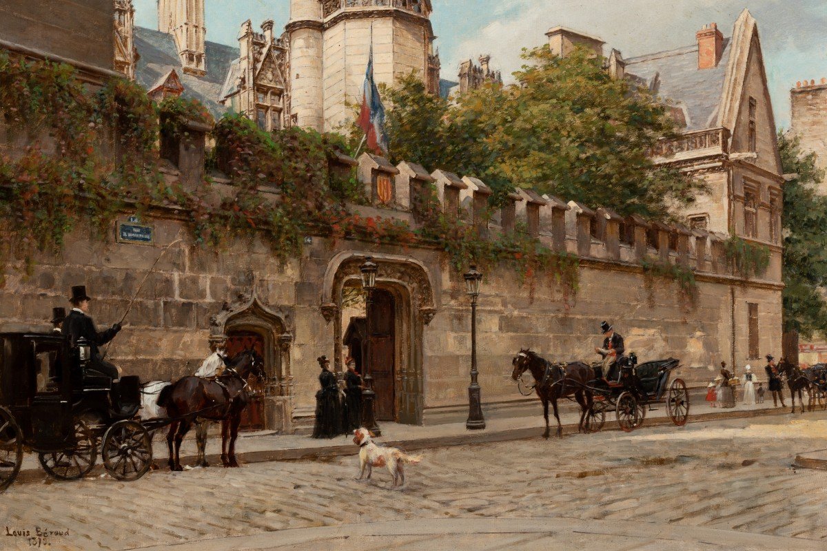 Louis Béroud (1852-1930) - Musée De Cluny 1879-photo-4