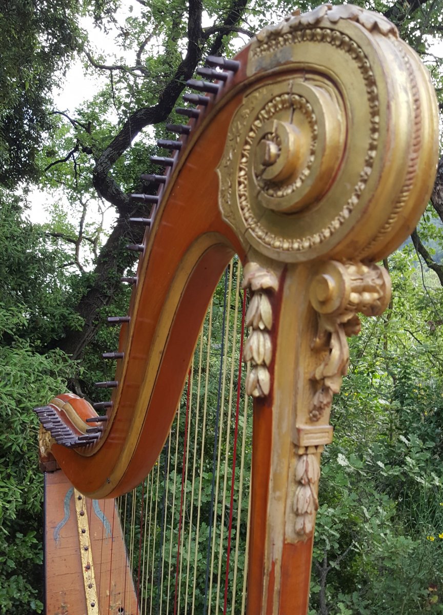 Harpe De Georges Cousineau Vers 1780-photo-2