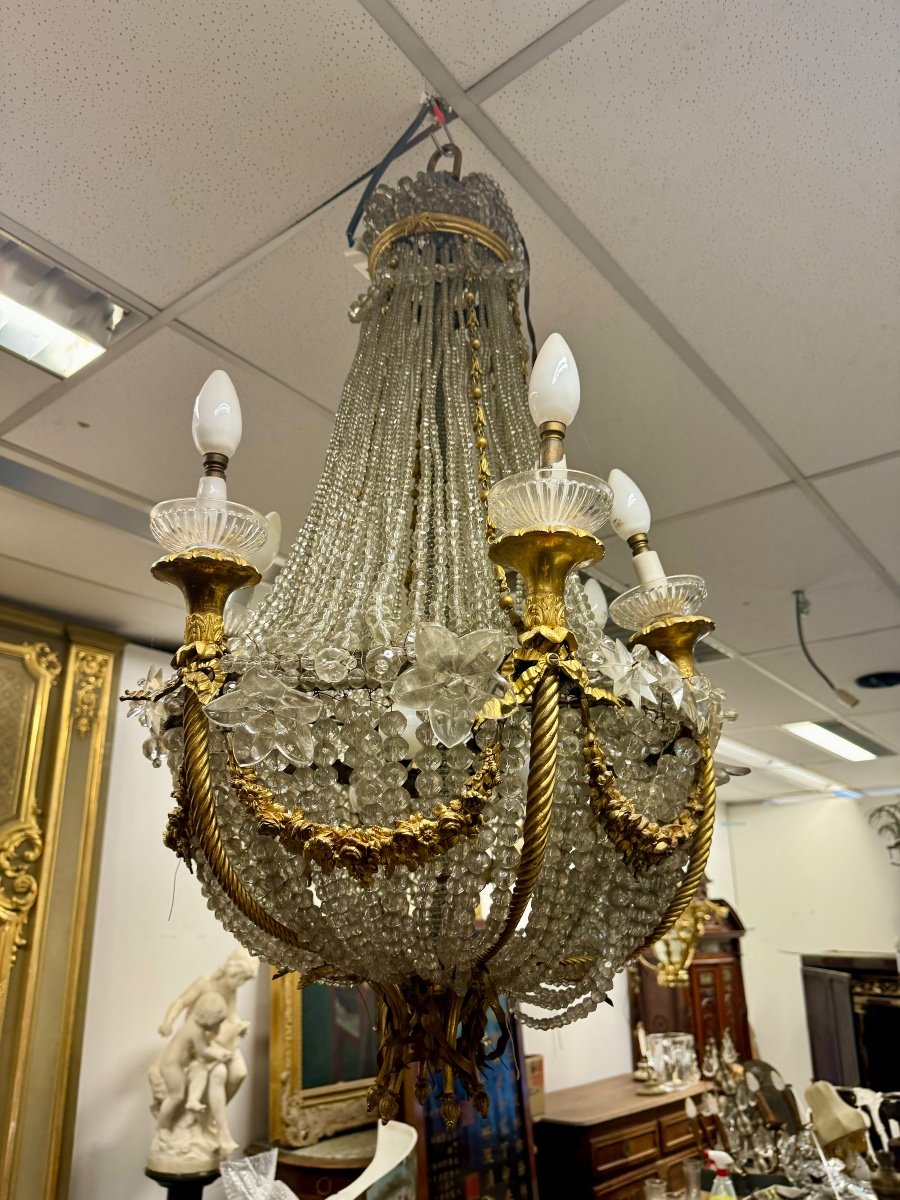 Louis 16 Style Chandelier Montgolfière Model 