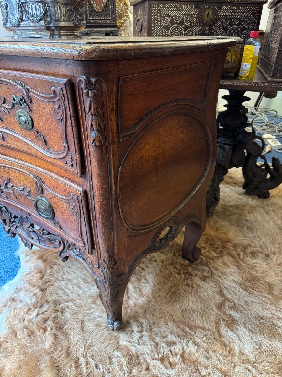 Provencal Walnut Chest Of Drawers-photo-2