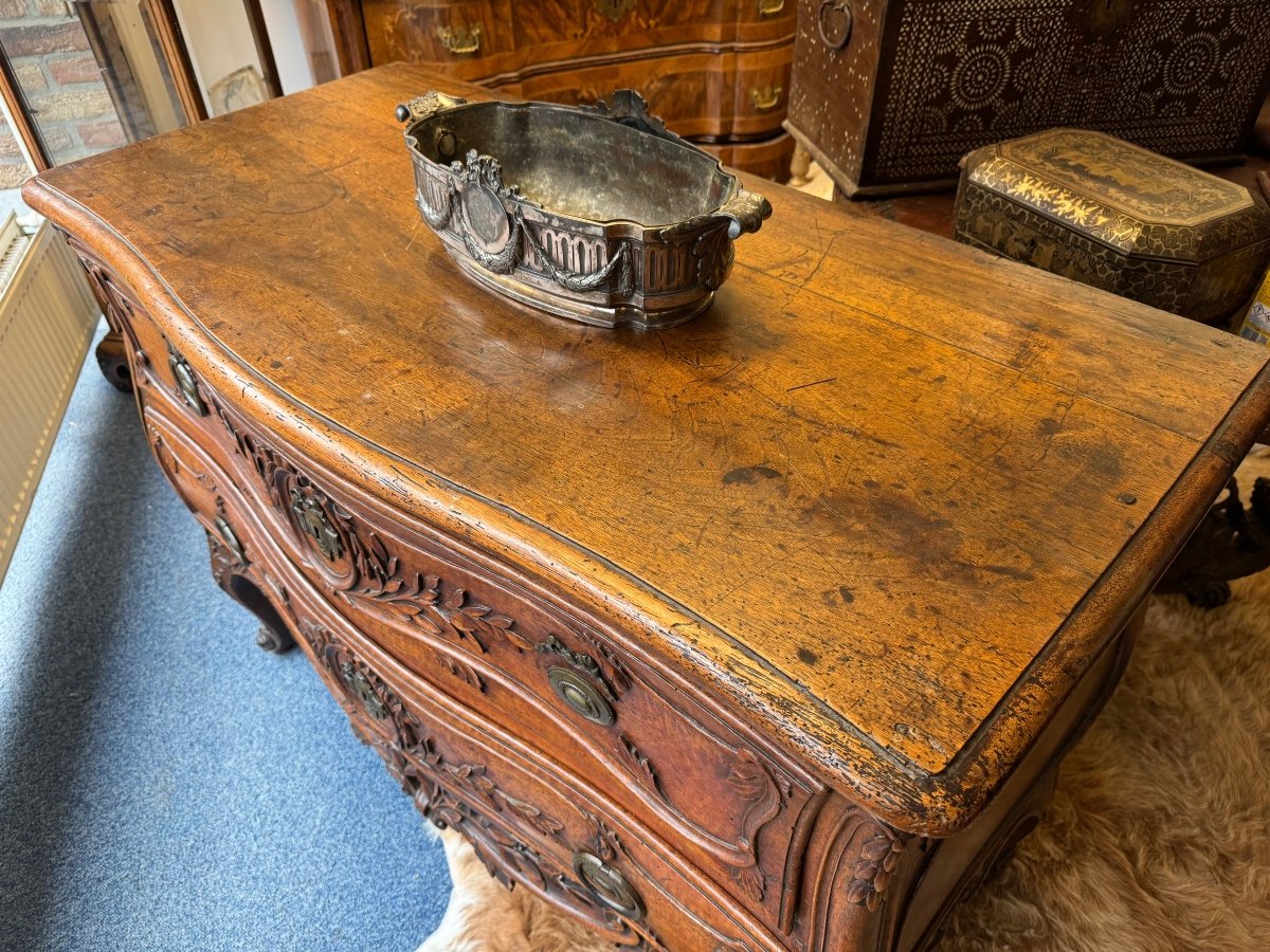 Provencal Walnut Chest Of Drawers-photo-3