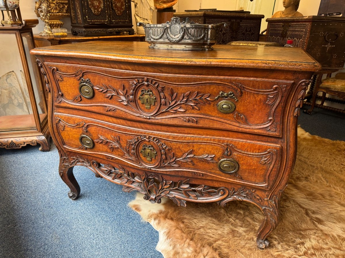 Provencal Walnut Chest Of Drawers