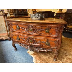 Provencal Walnut Chest Of Drawers