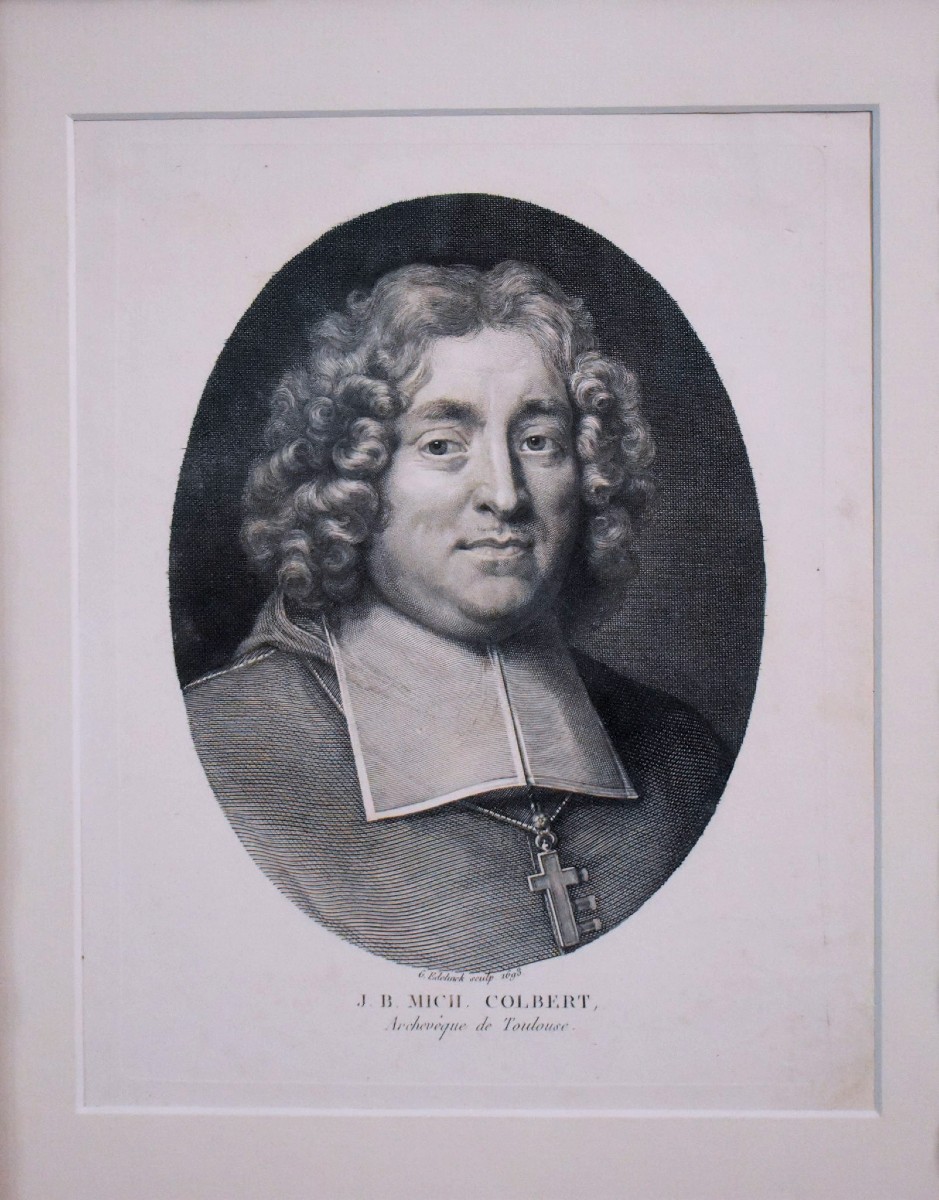 Gérard Edelinck - Portrait de Jean Baptiste Michel Colbert