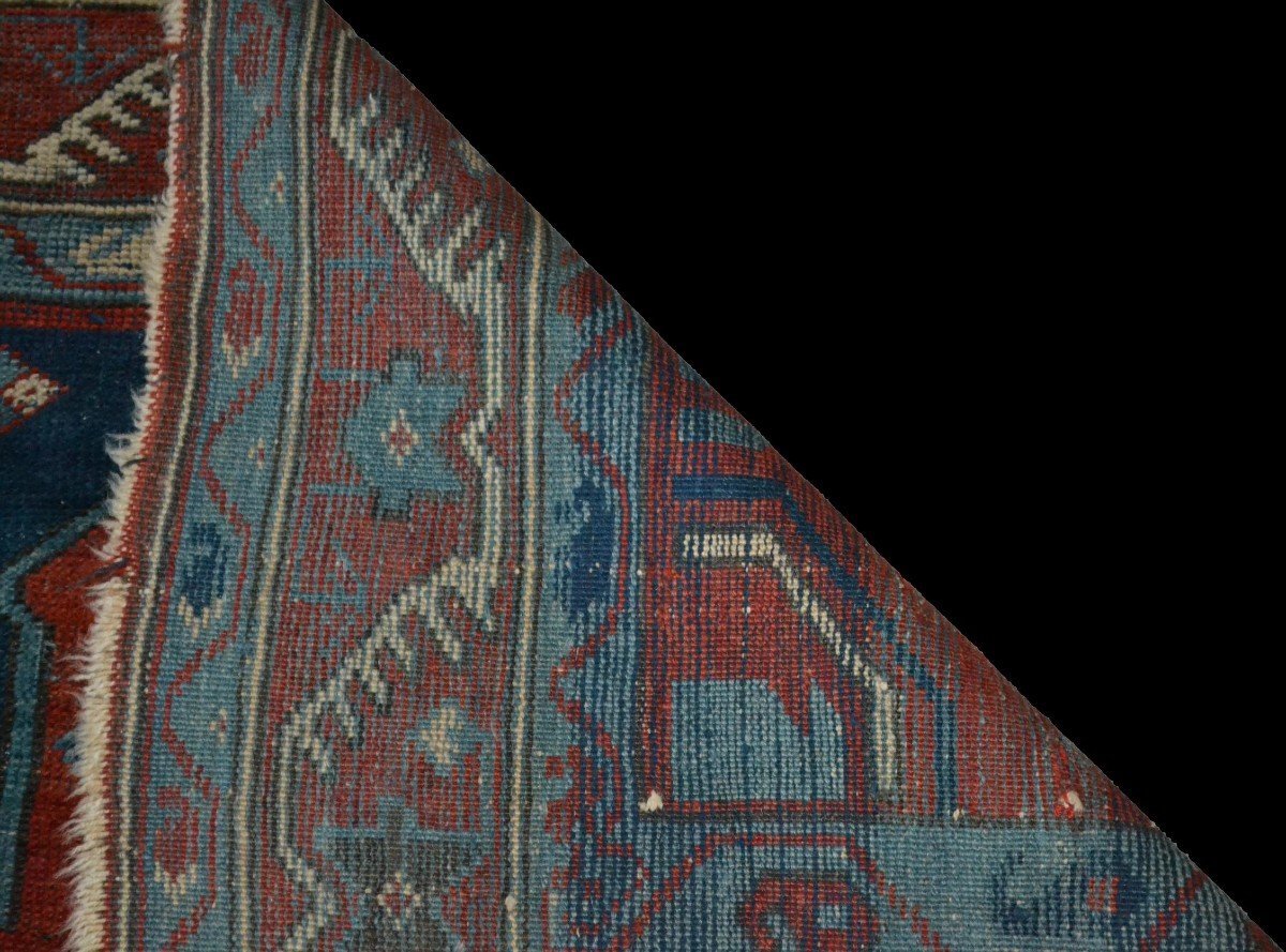 Old Kazak Lambalo, Dated 1931, Caucasus, 140 X 200 Cm, Wool On Hand-knotted Wool-photo-6