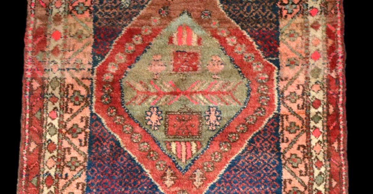 Tapis d'Anatolie, Turquie, 105 cm x 152 cm, laine nouée main, milieu du XXème Siècle-photo-1