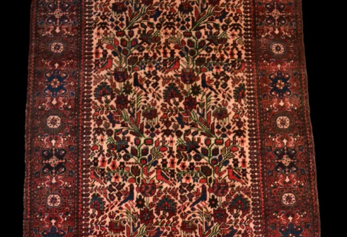 Tapis Sarouk, 130 x 194 cm, laine nouée main vers le milieu du XXème siècle, très bon état-photo-1