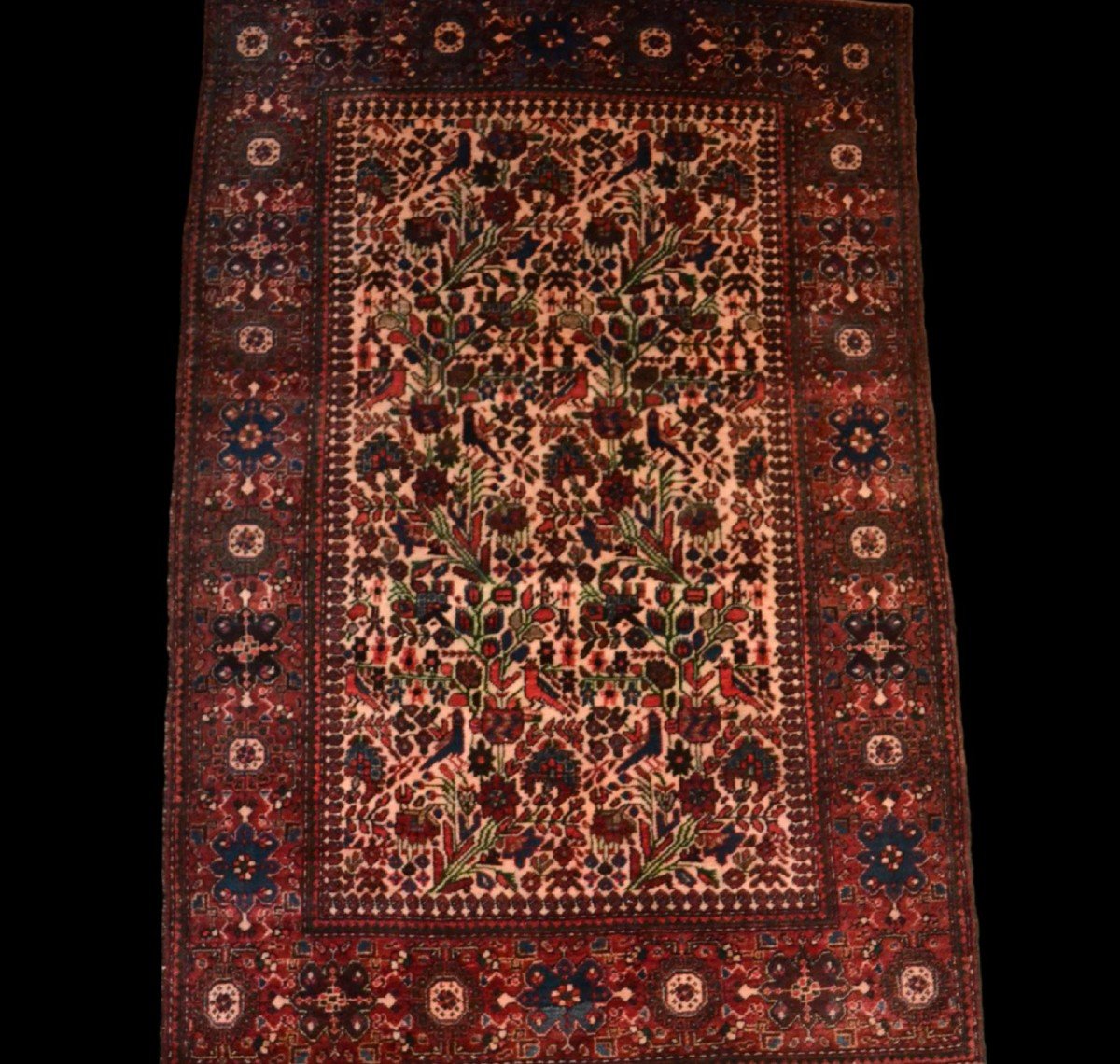 Tapis Sarouk, 130 x 194 cm, laine nouée main vers le milieu du XXème siècle, très bon état
