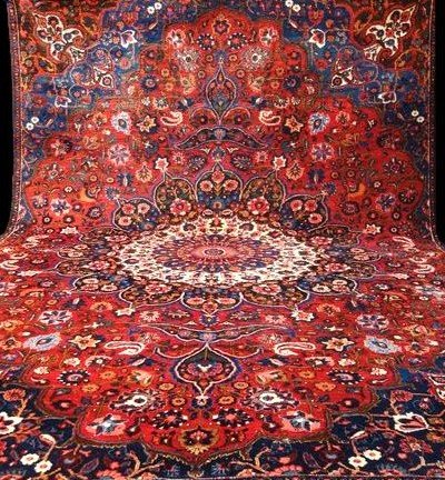 Macchad Rug, Persian, 237 Cm X 350 Cm, Hand-knotted Kork Wool Circa 1960 In Iran, Good Condition-photo-7