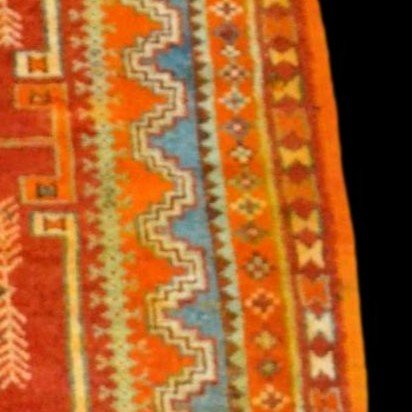 Berber, High Atlas, Morocco, 133 Cm X 267 Cm, Hand-knotted Wool On Wool Circa 1950-1960, Superb-photo-6