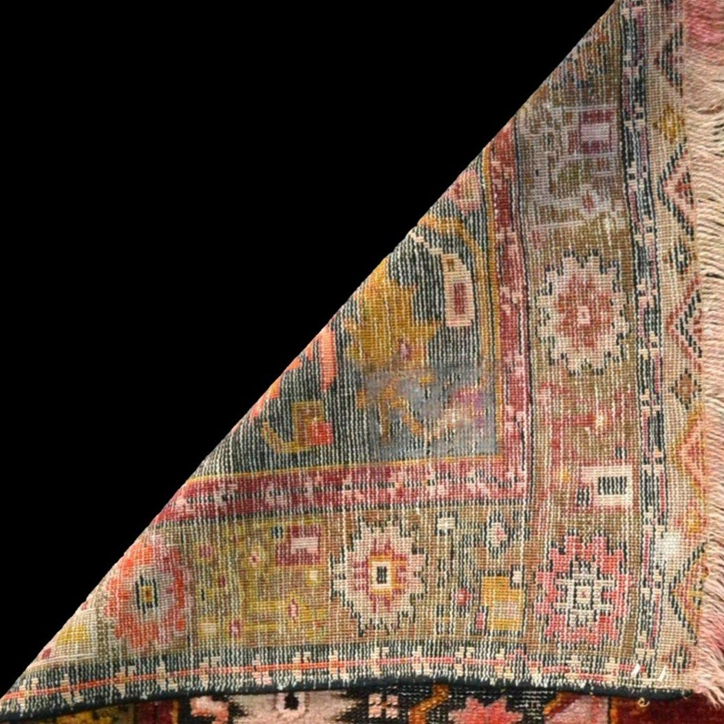 Dazkiri, Ancient Turkish, 130 Cm X 250 Cm, Wool On Wool Hand-knotted In Turkey In The 19th Century-photo-7