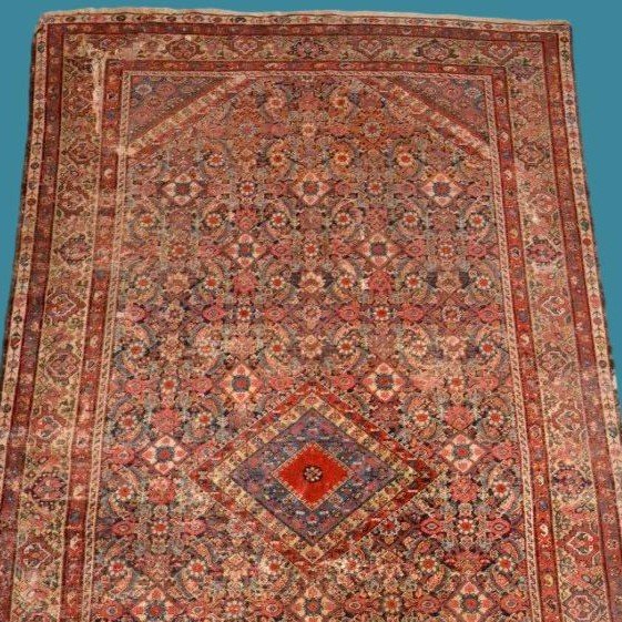 Tapis Ferahan ancien, 152 x 295 cm, laine nouée main en Perse, fin du XVIIIème siècle, Kadjar-photo-4