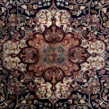 Bidjar Rug, 210 Cm X 250 Cm, Hand-knotted Wool, Indo-persian Circa 1980 In Perfect Condition-photo-6