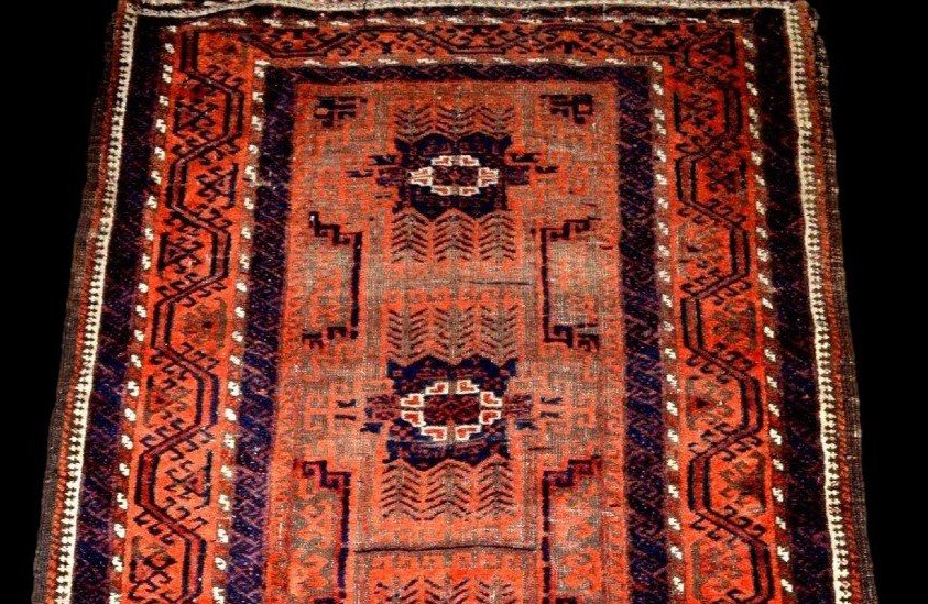 Caucasian Rug, 108 X 193 Cm, Before 1950, Hand-knotted Wool On Wool, Azerbaijan, Karakashly-photo-1