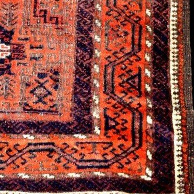 Caucasian Rug, 108 X 193 Cm, Before 1950, Hand-knotted Wool On Wool, Azerbaijan, Karakashly-photo-5