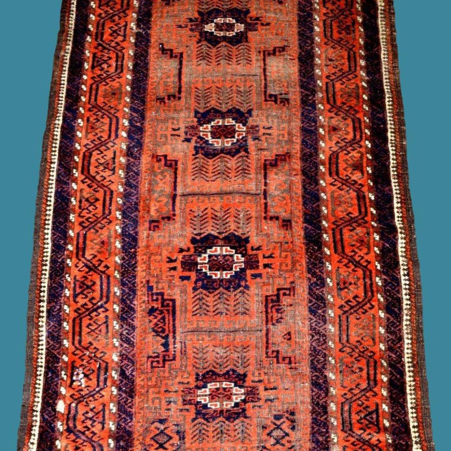 Caucasian Rug, 108 X 193 Cm, Before 1950, Hand-knotted Wool On Wool, Azerbaijan, Karakashly