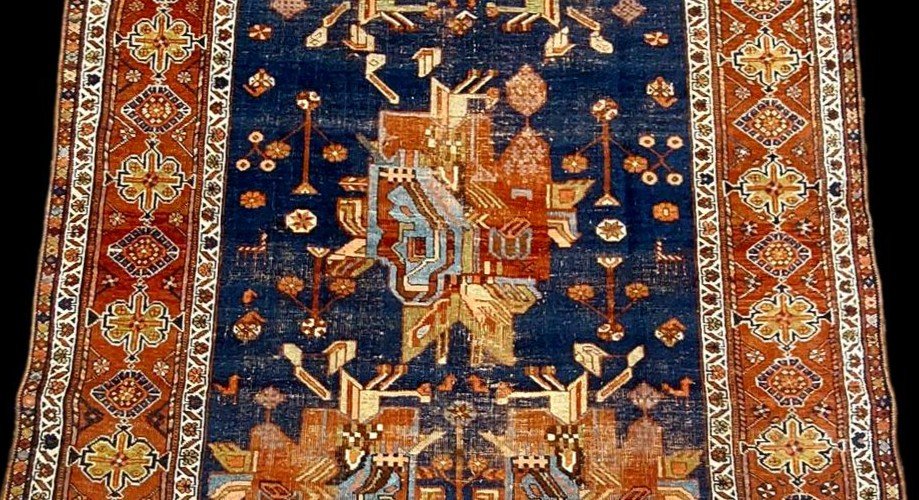 Old Afshar Rug, 149 Cm X 195 Cm, Hand-knotted Wool On Wool, Iran, Persia Circa 1900-photo-4