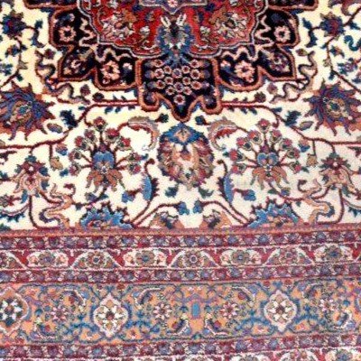 Macchad Rug, Persian, 262 X 390 Cm, Hand-knotted Kork Wool, 1980, Iran, Very Good Used Condition-photo-4