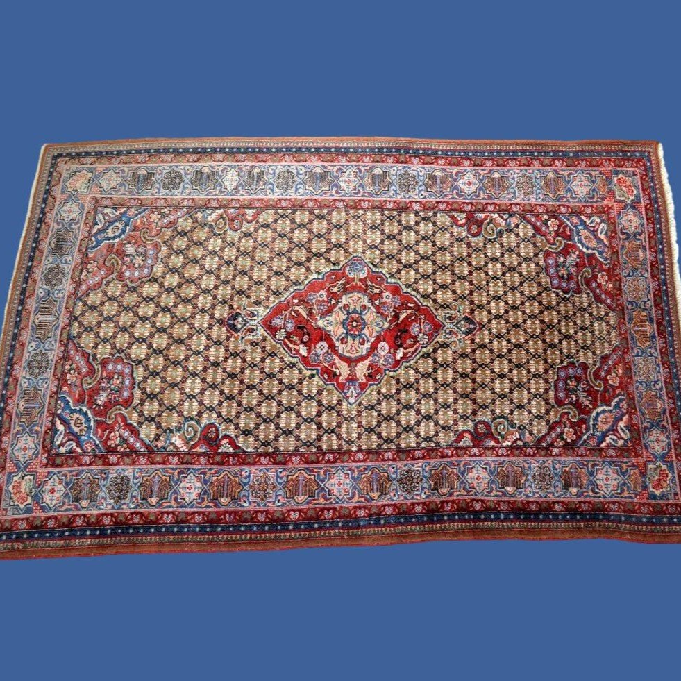 Kolyach Rug, 152 Cm X 235 Cm, Persian In Hand-knotted Wool In Iran Circa 1980, In Very Good Condition-photo-2