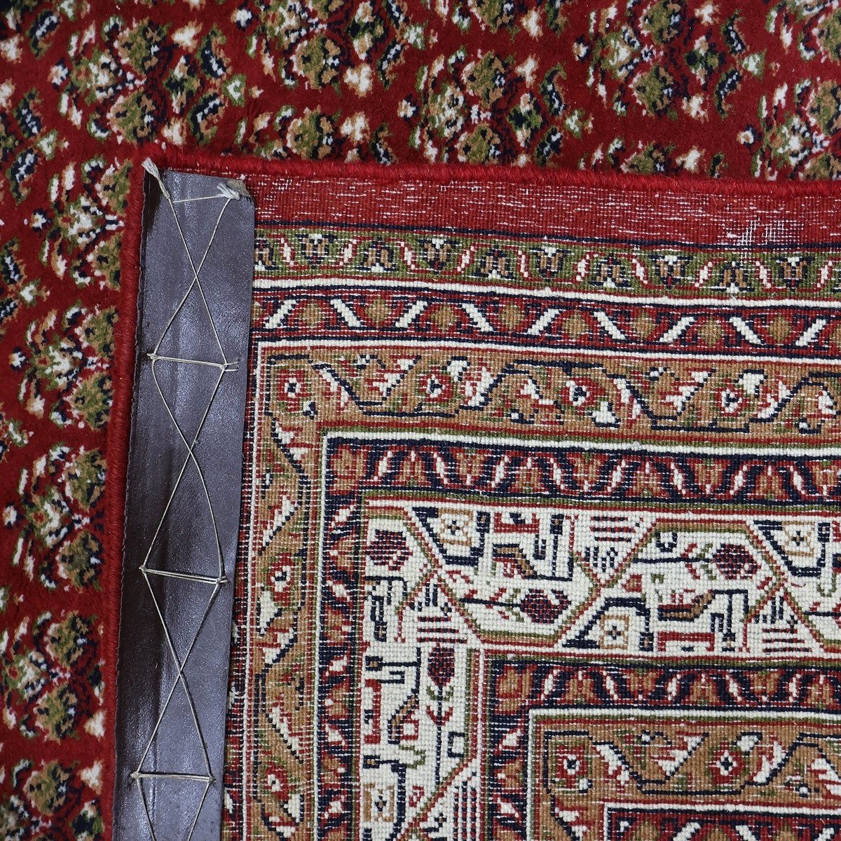 Sarough Mir Rug, 232 Cm X 353 Cm, Hand-knotted Kork Wool In Iran Circa 1970, In Very Good Condition-photo-7