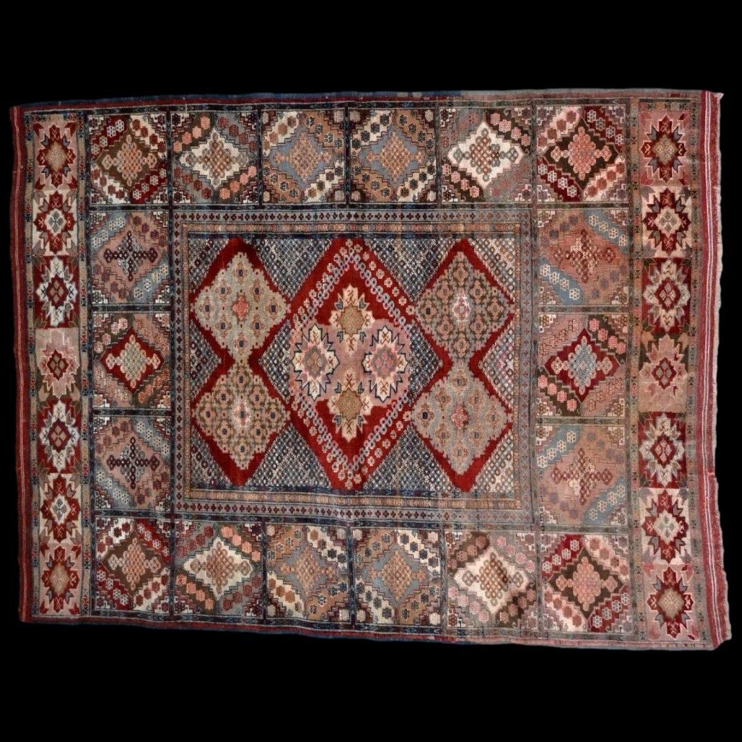 Carpet, Rare Wedding Kabul, Silk, 119 X 162 Cm, Silk On Hand-knotted Silk, Afghanistan 1960-photo-3