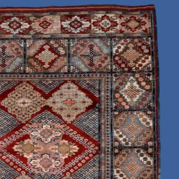 Tapis, rare Kaboul de mariage, soie, 119  x 162 cm, soie sur soie nouée main, Afghanistan 1960-photo-2