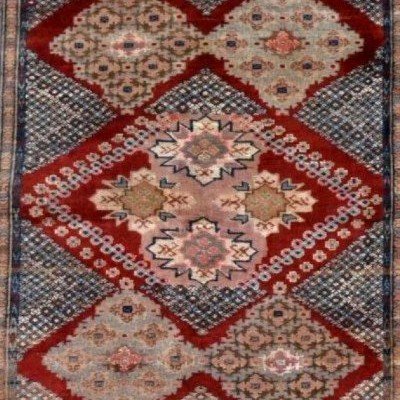 Tapis, rare Kaboul de mariage, soie, 119  x 162 cm, soie sur soie nouée main, Afghanistan 1960-photo-6