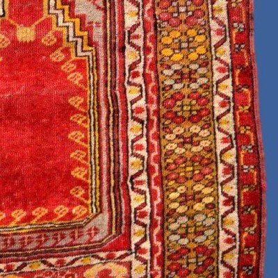 Tapis Kirsehir ancien, 88 x 126 cm, laine nouée main, Anatolie, Turquie, première partie du XIX-photo-6