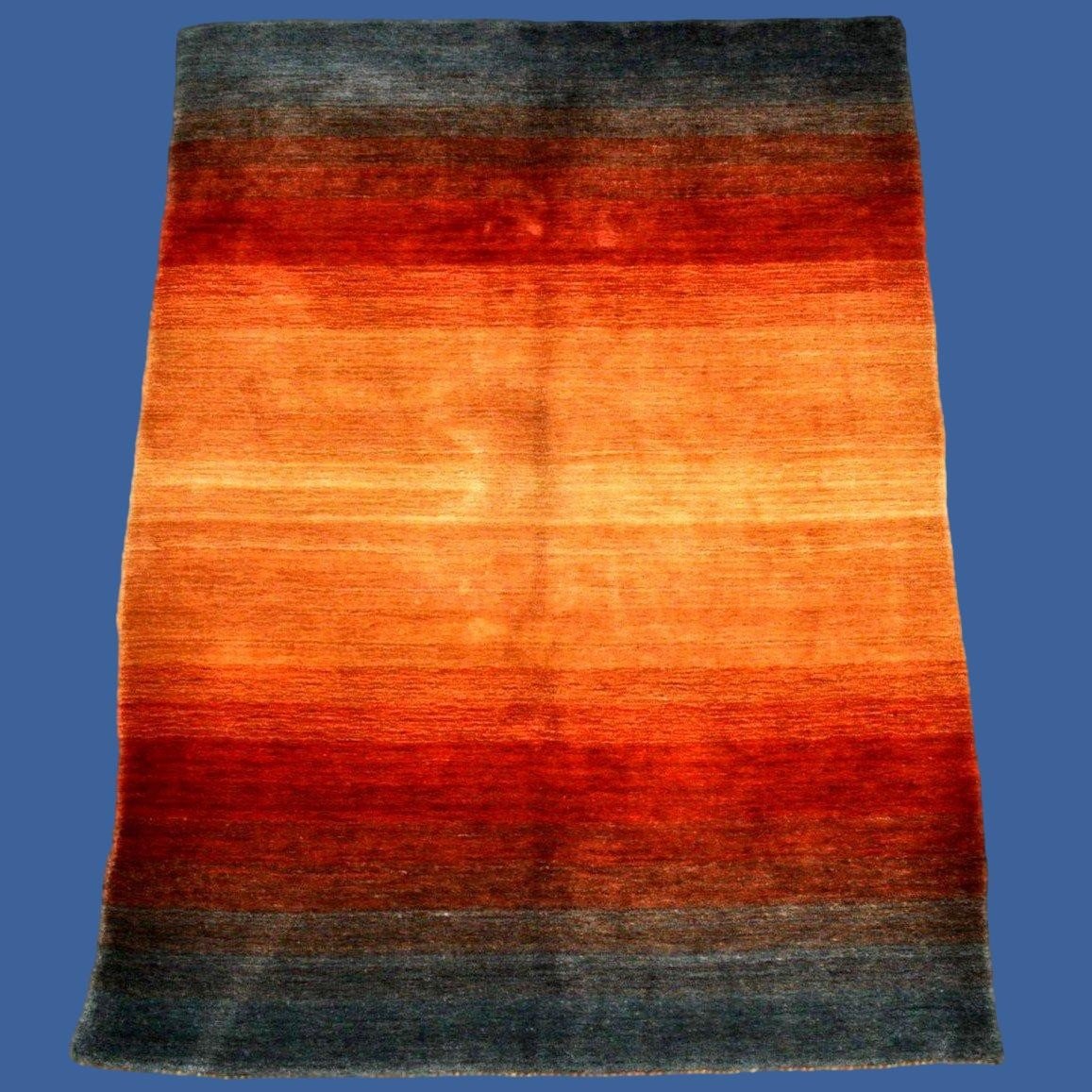Gabbeh Rug, 148 X 196 Cm, Hand-knotted Wool, Iran, 1970-1980, Very Good Condition, Thickness 2.5 Cm-photo-8