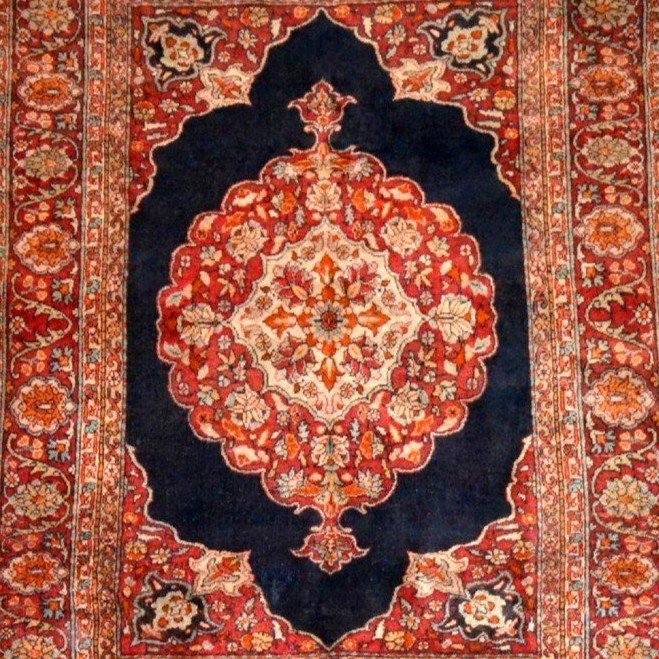 Sarouk Ferahan ancien, 140 x 190 cm, laine kork nouée main, Perse, région d'Arak, Kadjar, XIXèm-photo-3