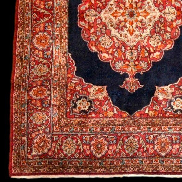 Sarouk Ferahan ancien, 140 x 190 cm, laine kork nouée main, Perse, région d'Arak, Kadjar, XIXèm-photo-4
