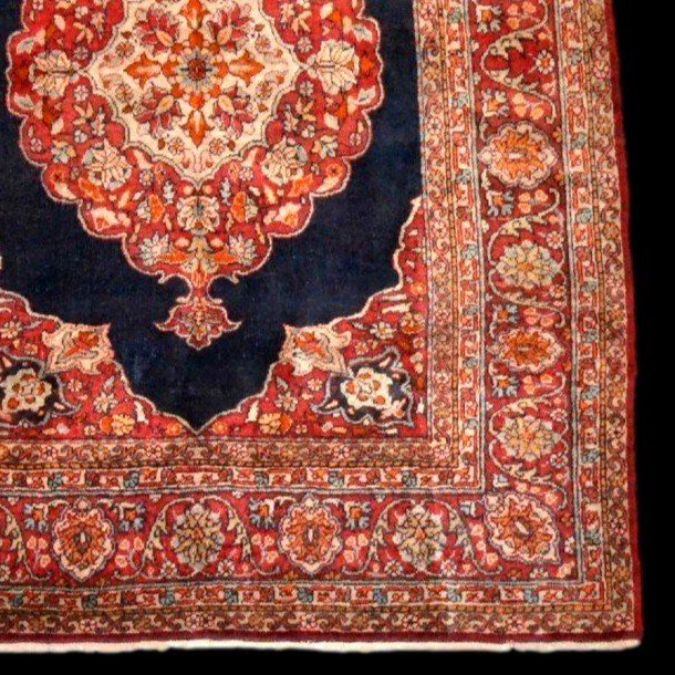 Sarouk Ferahan ancien, 140 x 190 cm, laine kork nouée main, Perse, région d'Arak, Kadjar, XIXèm-photo-5
