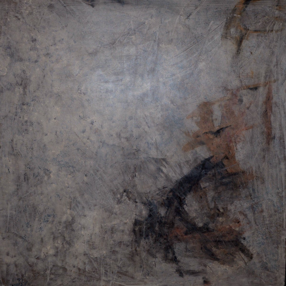 Erwin Steinbach (1964-) 100 x 100 cm, Technique mixte, huile, acrylique, gouache, vernis 2012-photo-2