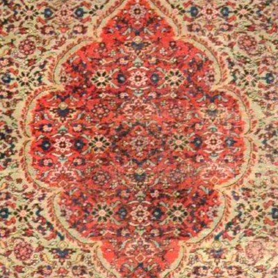 Antique Khorassan Kain Carpet, 116 X 168 Cm, Hand-knotted Wool, Persia, Iran, Late 18th, Early 19th Century-photo-6