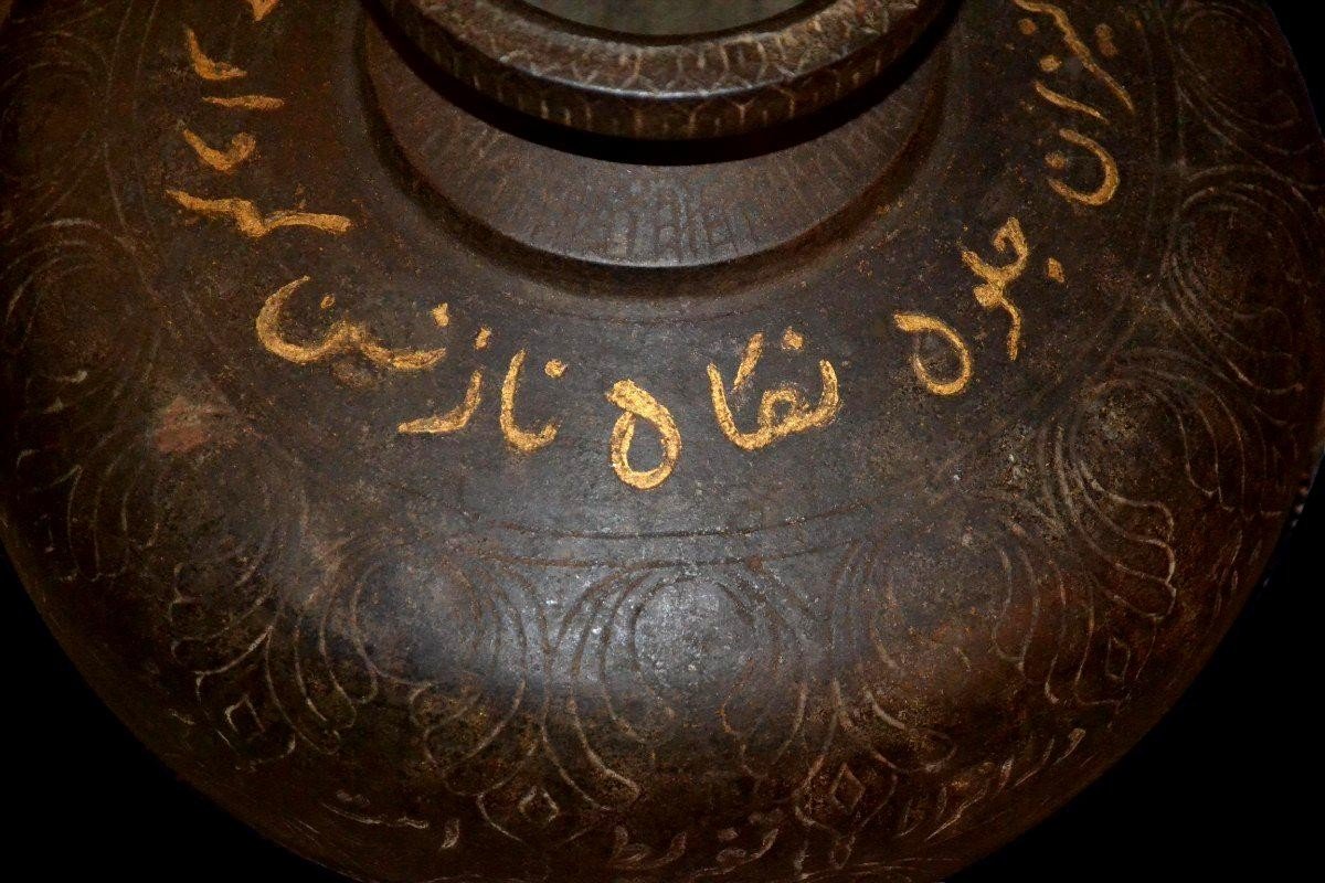 Water Jar, Majnoun And Leila, Persian Calligraphy, Rajasthan, North-east India Dated 915-photo-4