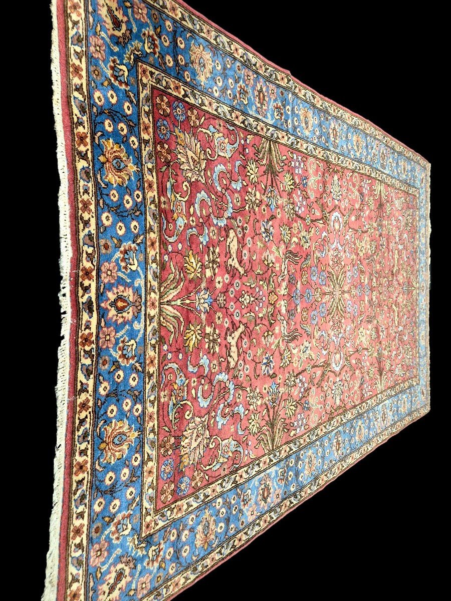 Gouhm Hunting Rug, 170 X 270 Cm, Hand-knotted Kork Wool, Armenia Circa 1980, Very Good Condition-photo-2