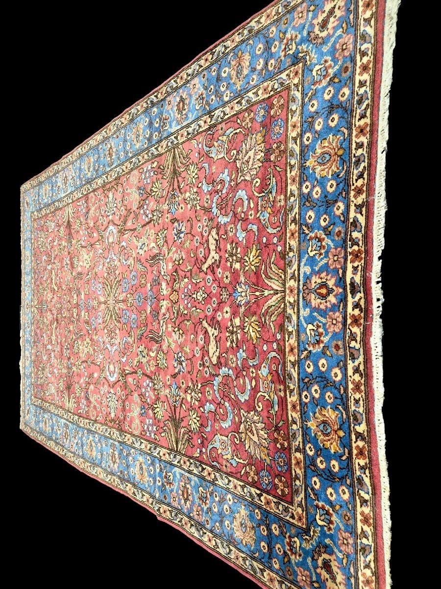 Gouhm Hunting Rug, 170 X 270 Cm, Hand-knotted Kork Wool, Armenia Circa 1980, Very Good Condition-photo-2