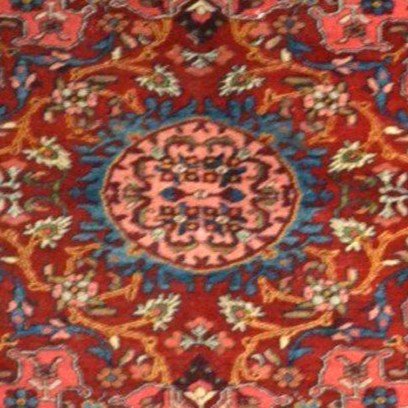 Tapis Tafresh ancien, 142 x 196 cm, laine nouée main en Iran au début du XXème siècle-photo-2