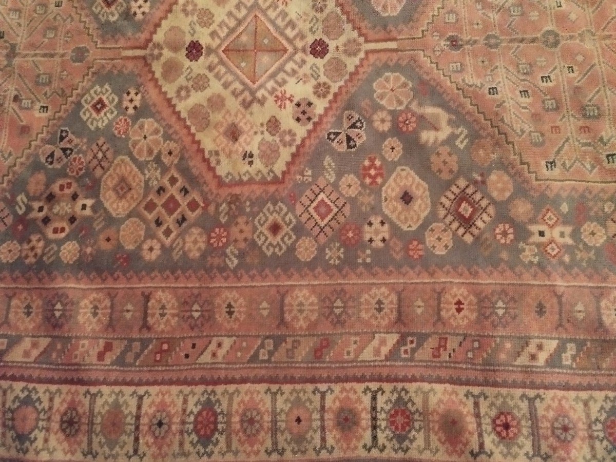 Kilim Style Rug, Hand Knotted Wool On Wool, 195 X 272 Cm, Circa 1970 Türkiye-photo-3