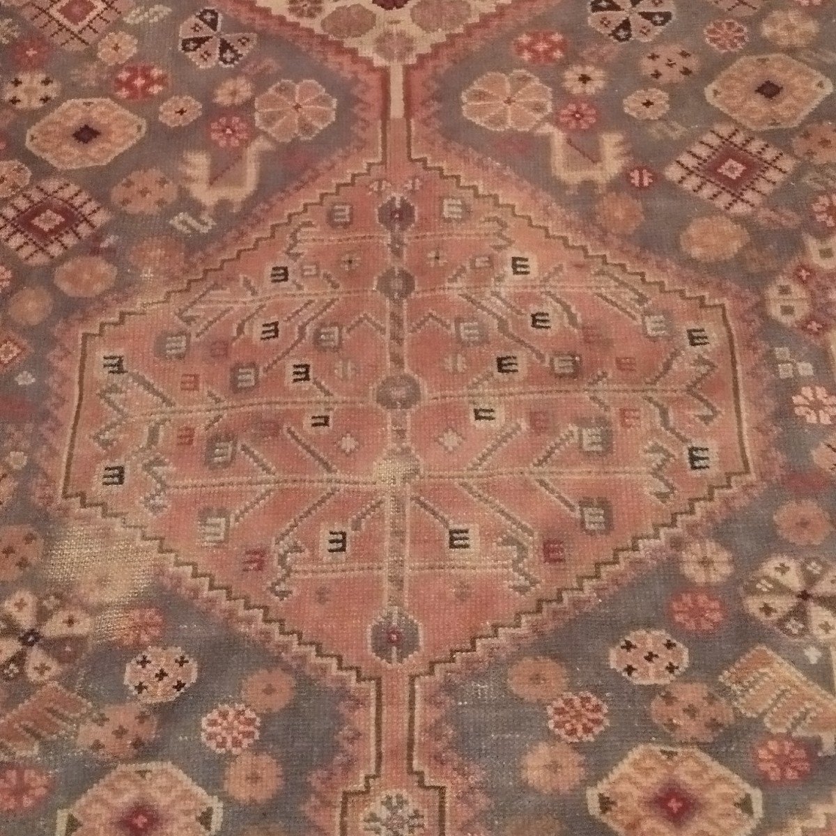 Kilim Style Rug, Hand Knotted Wool On Wool, 195 X 272 Cm, Circa 1970 Türkiye-photo-3