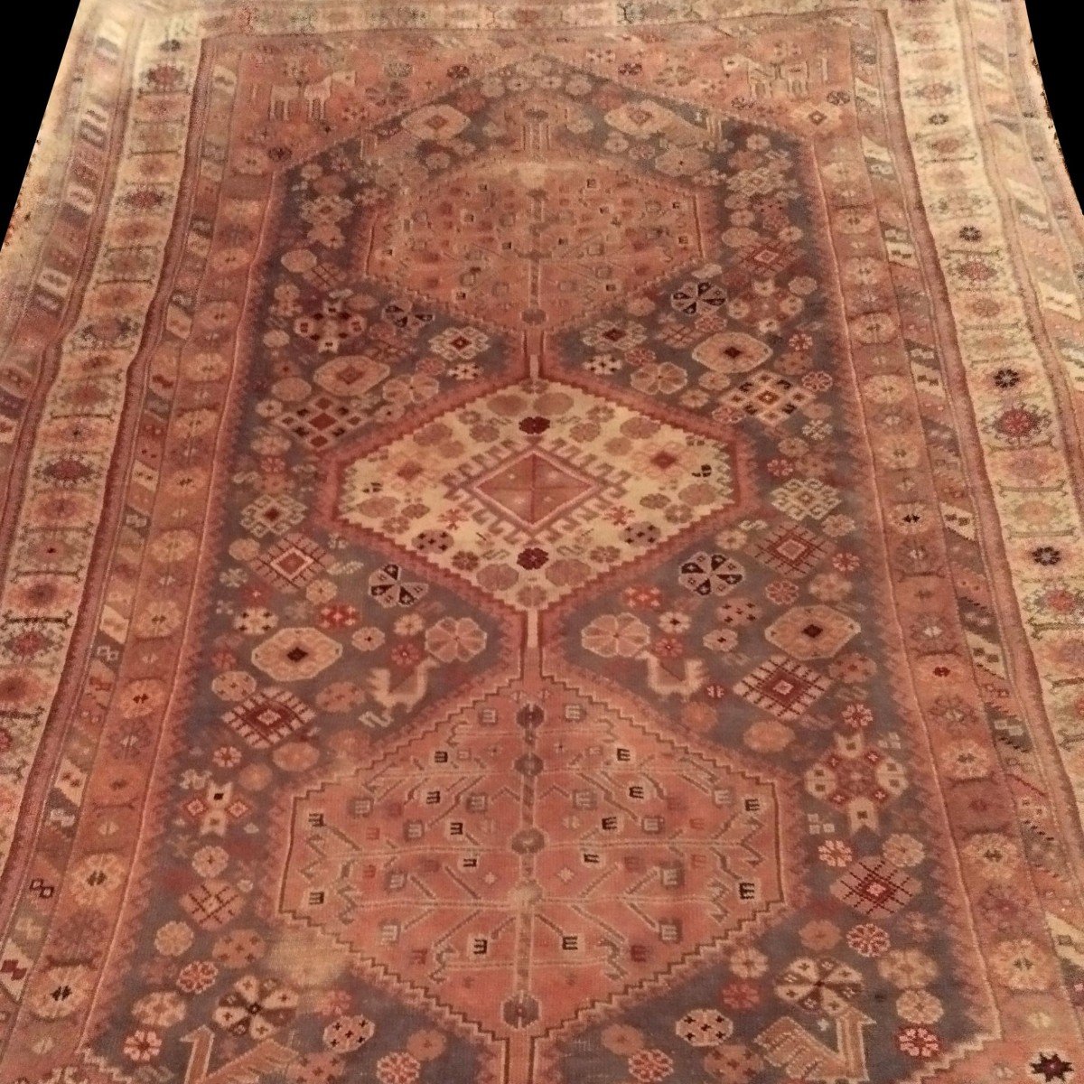 Kilim Style Rug, Hand Knotted Wool On Wool, 195 X 272 Cm, Circa 1970 Türkiye